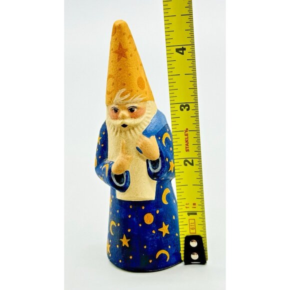 Vaillancourt Wizarding Santa Claus Moon Stars Chalkware 2002 #150 4.5 inch - Picture 7 of 7